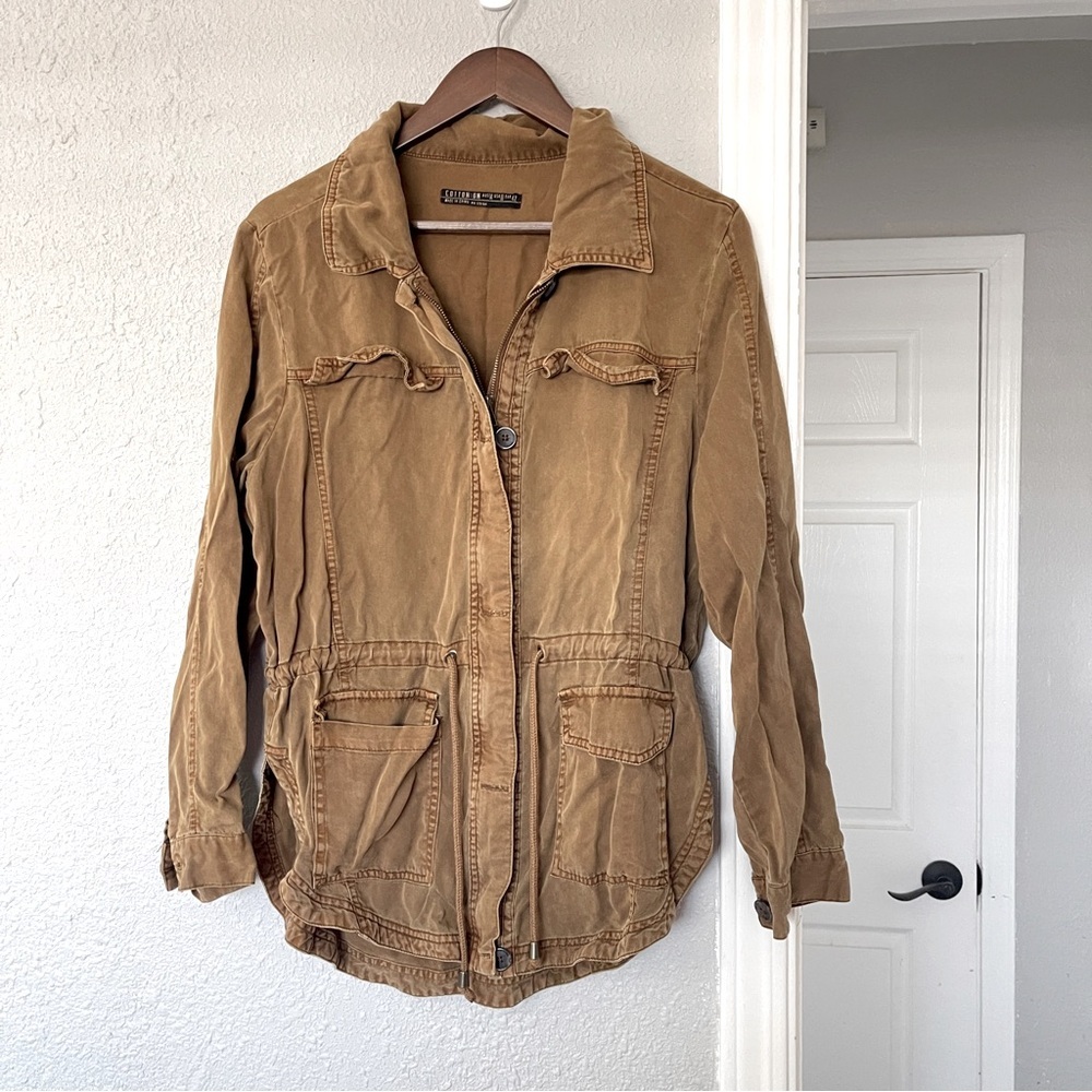 Cotton on  Brown Utility Jacket size 10